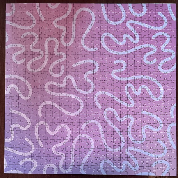 Ombre Abstract 500 Piece Puzzle - Picture 4 of 4